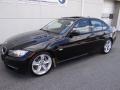 2009 Jet Black BMW 3 Series 335i Sedan  photo #2