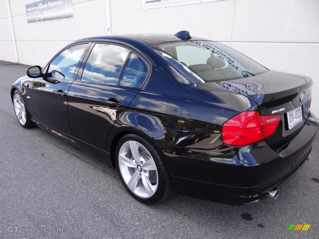 2009 3 Series 335i Sedan - Jet Black / Black photo #10