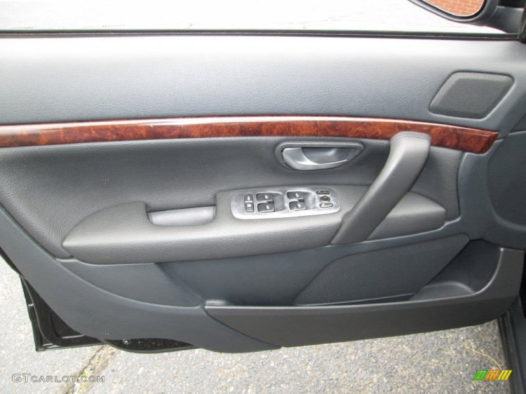 2004 Volvo S80 T6 Graphite Door Panel Photo #72643604