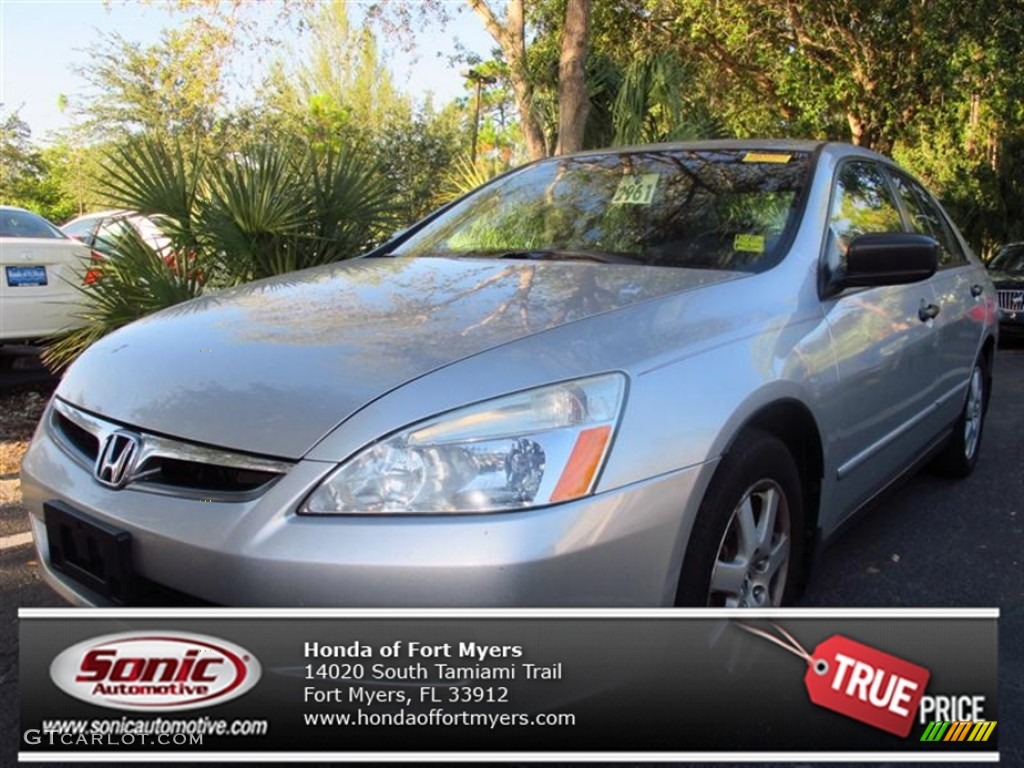 2007 Accord Value Package Sedan - Alabaster Silver Metallic / Black photo #1