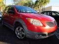 2005 Lava Red Metallic Pontiac Vibe   photo #2
