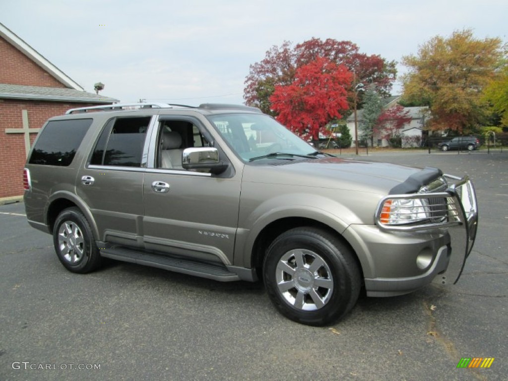 2004 Navigator Luxury 4x4 - Mineral Grey Metallic / Dove Grey photo #10