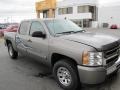 2009 Graystone Metallic Chevrolet Silverado 1500 LS Crew Cab 4x4  photo #7