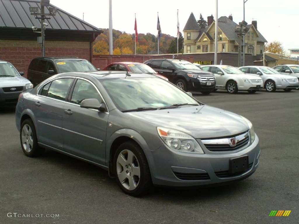 2007 Aura XE - Ocean Mist Metallic / Tan photo #6