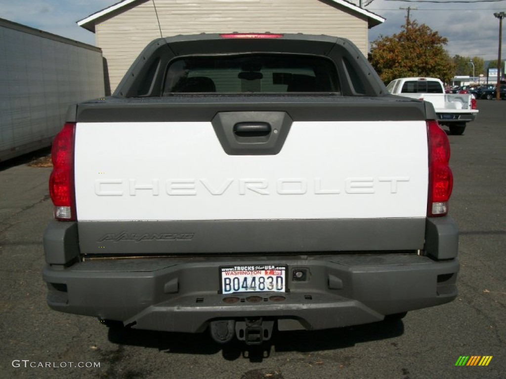 2002 Avalanche Z71 4x4 - Summit White / Graphite photo #3