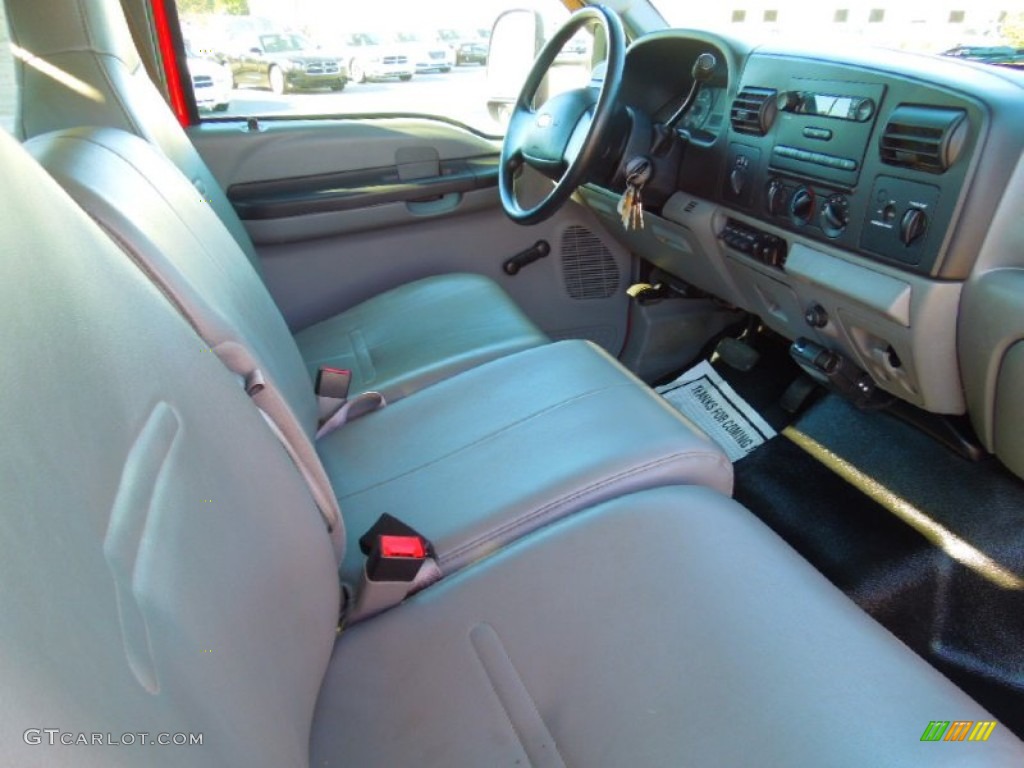 2006 F350 Super Duty XL SuperCab 4x4 Flatbed - Red Clearcoat / Medium Flint photo #23