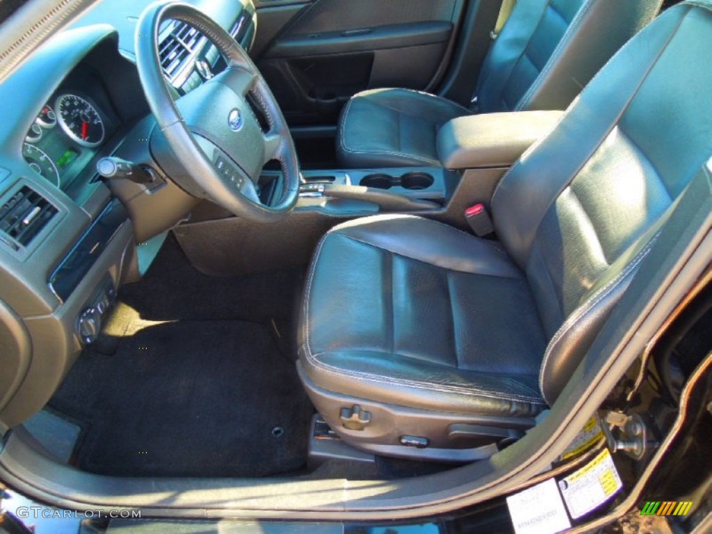 2008 Fusion SEL V6 - Black Ebony / Charcoal Black photo #8