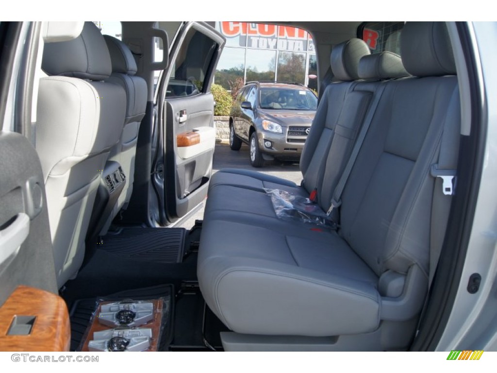 2013 Toyota Tundra Platinum CrewMax 4x4 Rear Seat Photo #72648124
