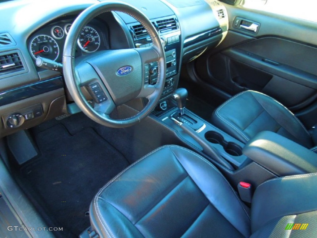 2008 Fusion SEL V6 - Black Ebony / Charcoal Black photo #30