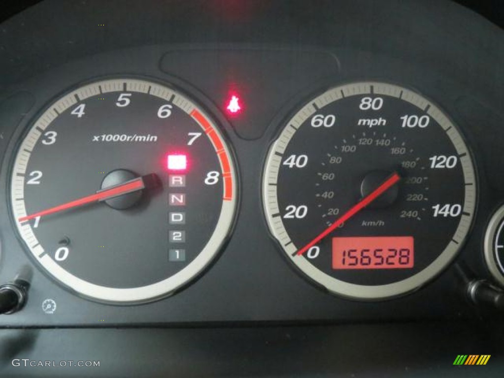 2003 CR-V EX 4WD - Nighthawk Black Pearl / Black photo #14