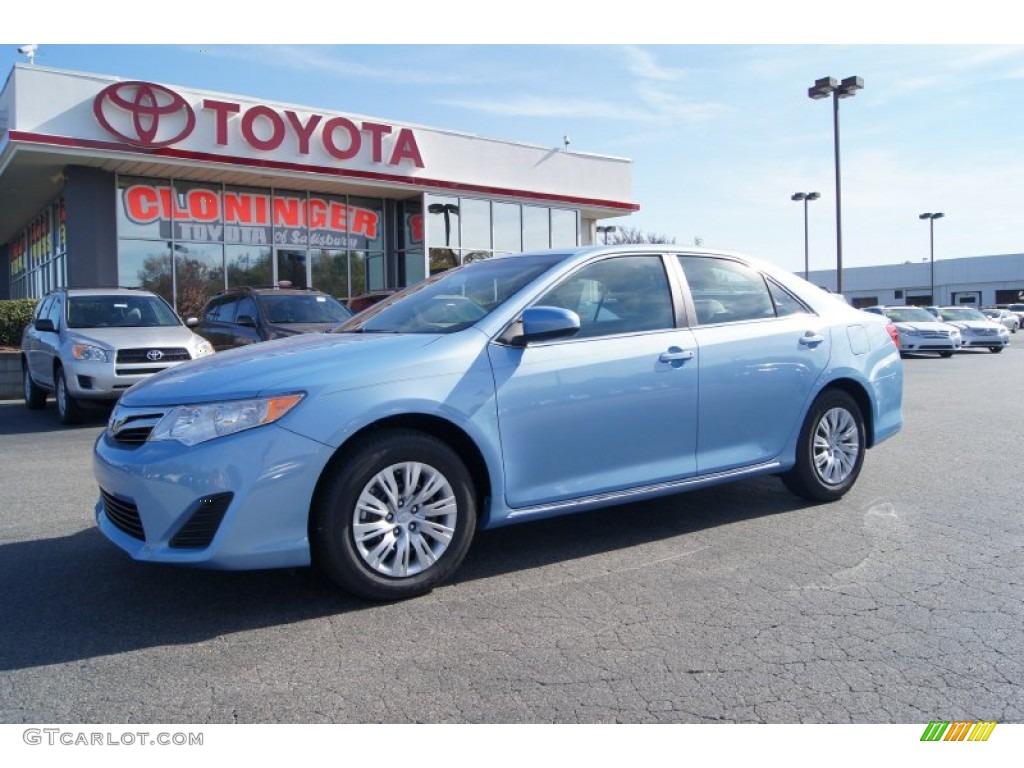 2012 Camry LE - Clearwater Blue Metallic / Ivory photo #1