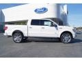 White Platinum Metallic Tri-Coat 2013 Ford F150 Limited SuperCrew 4x4 Exterior