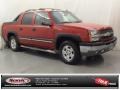 2004 Victory Red Chevrolet Avalanche 1500 Z66  photo #1
