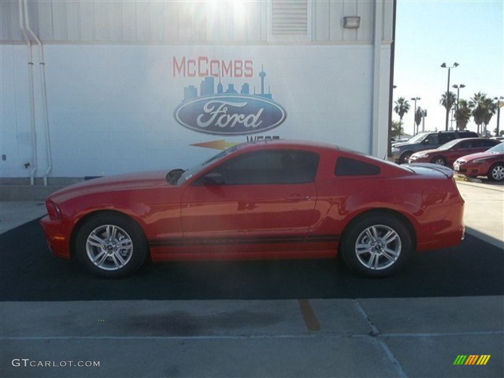 2013 Mustang V6 Coupe - Race Red / Charcoal Black photo #2