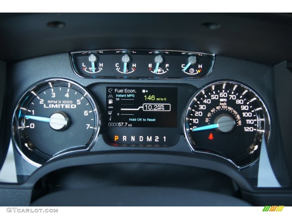2013 Ford F150 Limited SuperCrew 4x4 Gauges Photo #72650498
