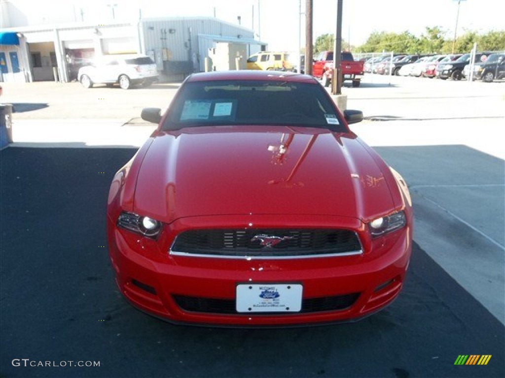 2013 Mustang V6 Coupe - Race Red / Charcoal Black photo #16