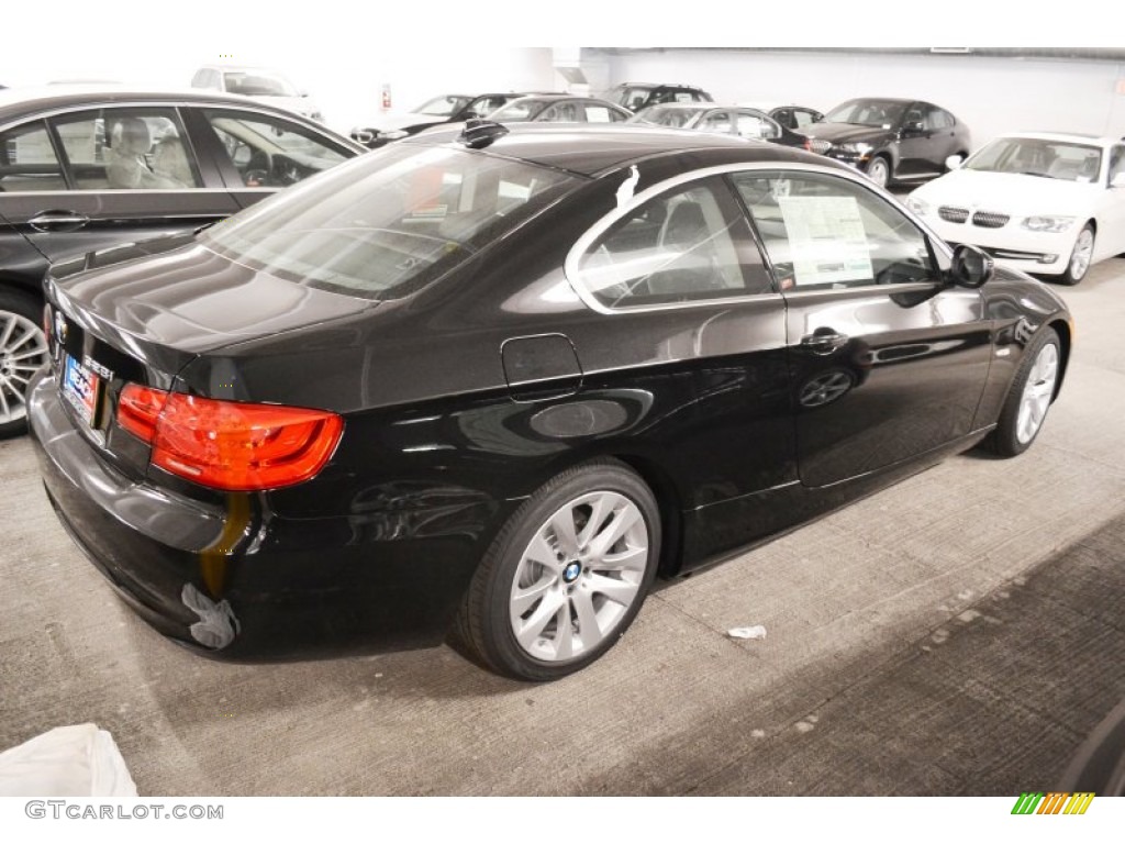 2013 3 Series 328i Coupe - Jet Black / Black photo #4