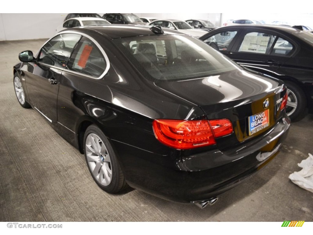 2013 3 Series 328i Coupe - Jet Black / Black photo #5