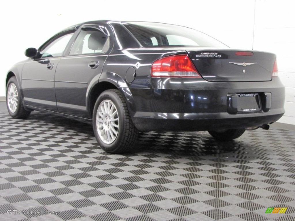 2006 Sebring Sedan - Brilliant Black / Dark Slate Gray photo #2