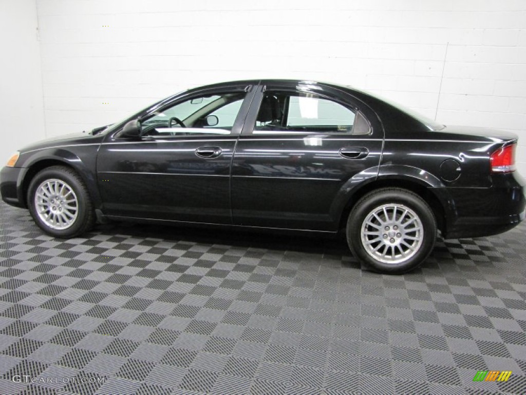 2006 Sebring Sedan - Brilliant Black / Dark Slate Gray photo #6