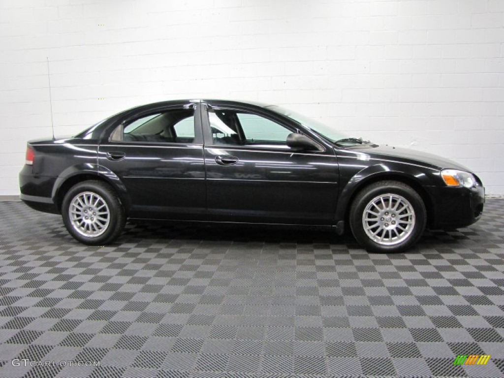 2006 Sebring Sedan - Brilliant Black / Dark Slate Gray photo #7