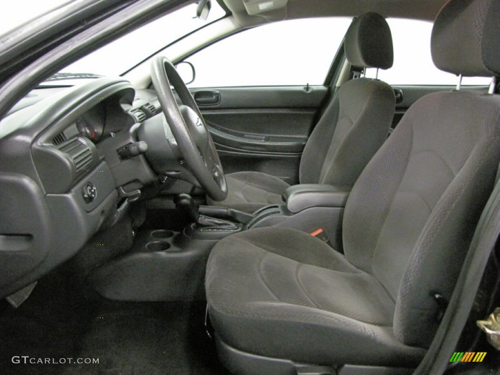 2006 Sebring Sedan - Brilliant Black / Dark Slate Gray photo #9