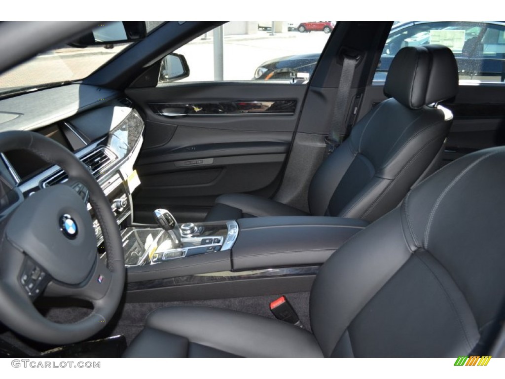 2013 5 Series 528i Sedan - Jet Black / Black photo #7