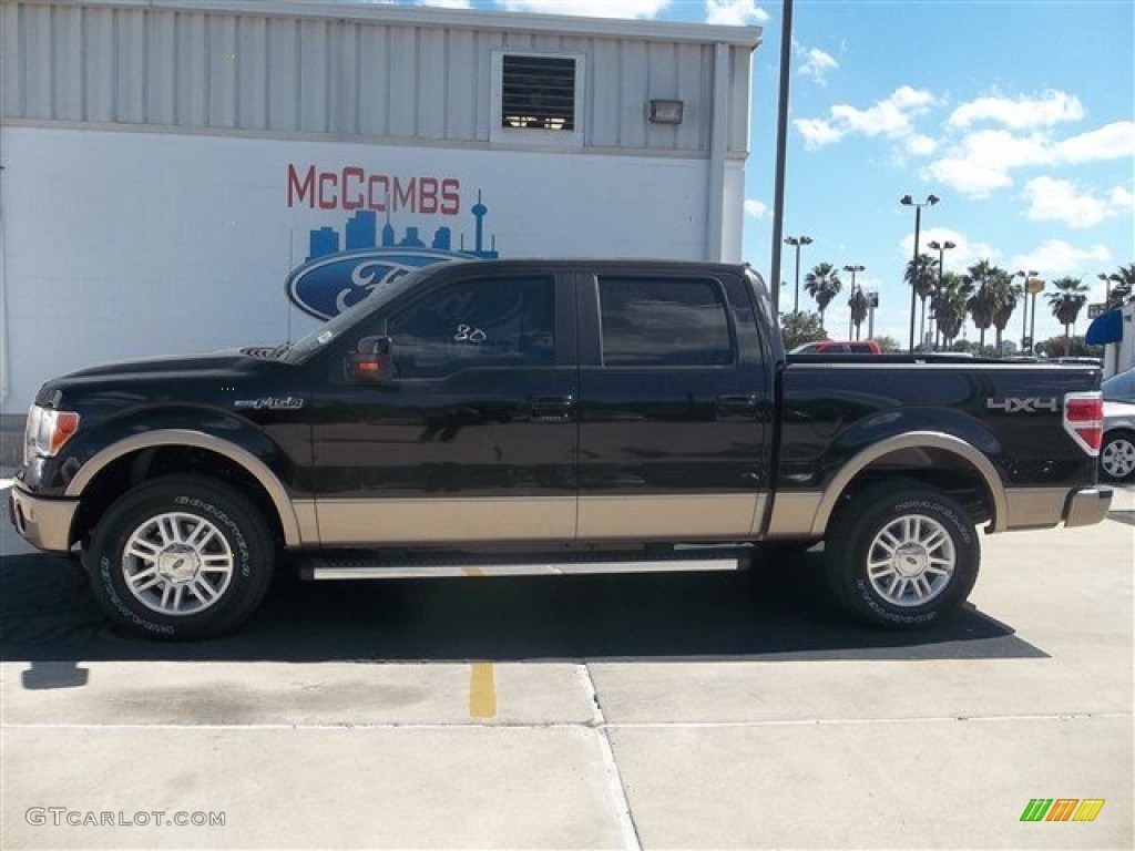 2013 F150 Lariat SuperCrew 4x4 - Kodiak Brown Metallic / Adobe photo #2