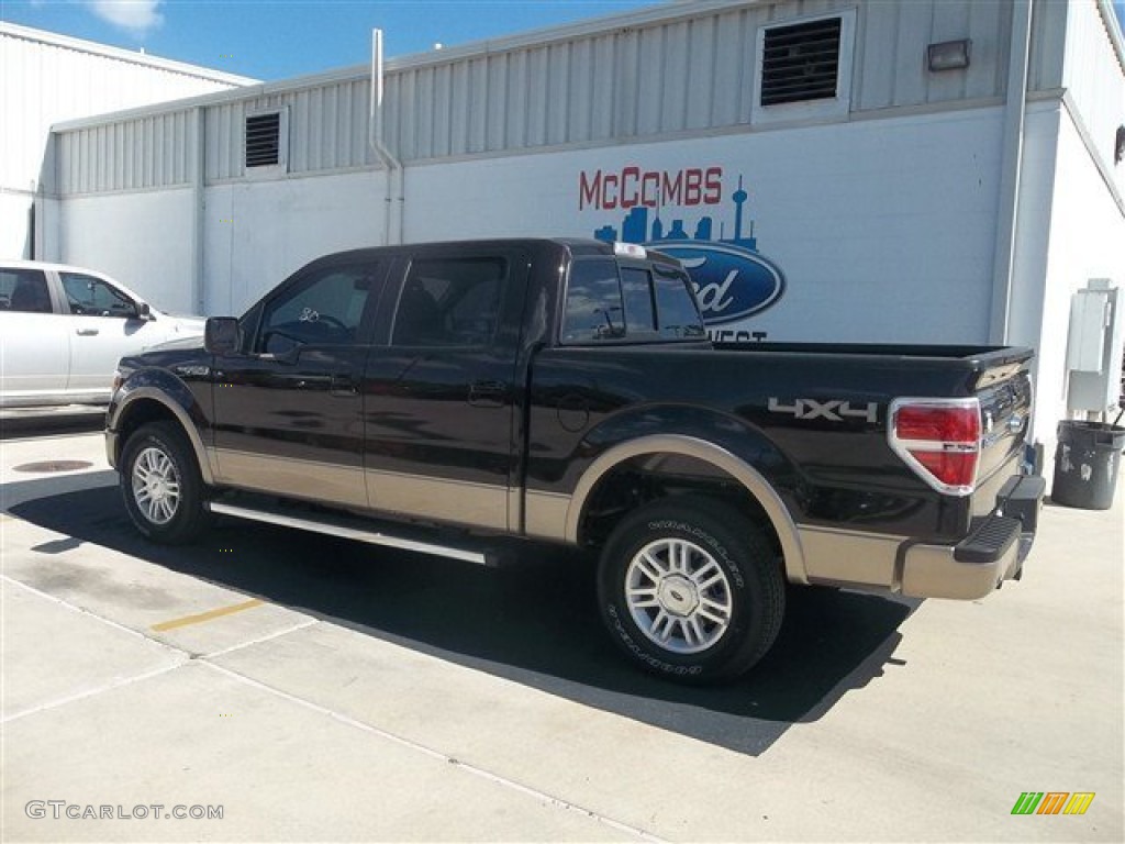 2013 F150 Lariat SuperCrew 4x4 - Kodiak Brown Metallic / Adobe photo #3