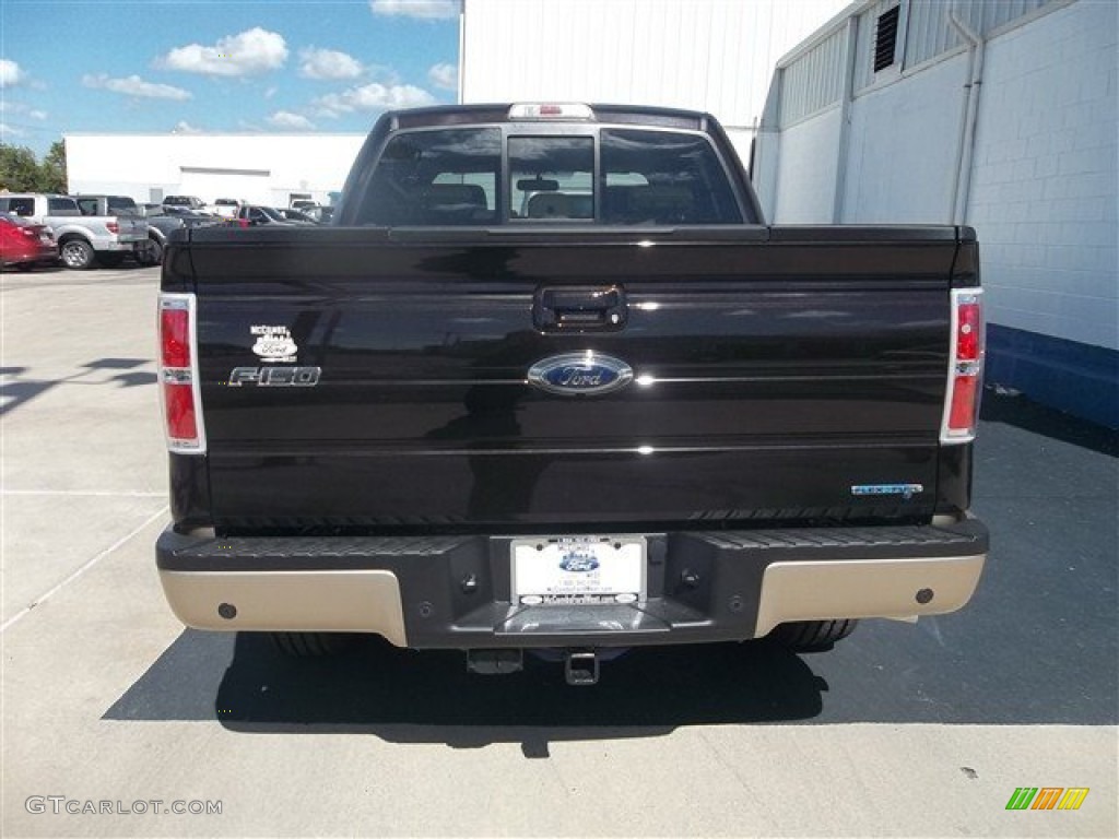 2013 F150 Lariat SuperCrew 4x4 - Kodiak Brown Metallic / Adobe photo #4