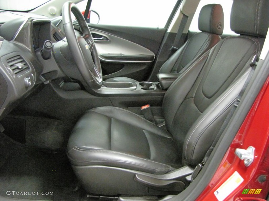 Jet Black/Dark Accents Interior 2012 Chevrolet Volt Hatchback Photo #72653867