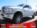 2012 Bright White Dodge Ram 2500 HD Laramie Crew Cab 4x4  photo #1
