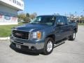 2010 Stealth Gray Metallic GMC Sierra 1500 SLE Extended Cab 4x4  photo #2