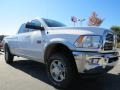 2012 Bright White Dodge Ram 2500 HD Laramie Crew Cab 4x4  photo #4