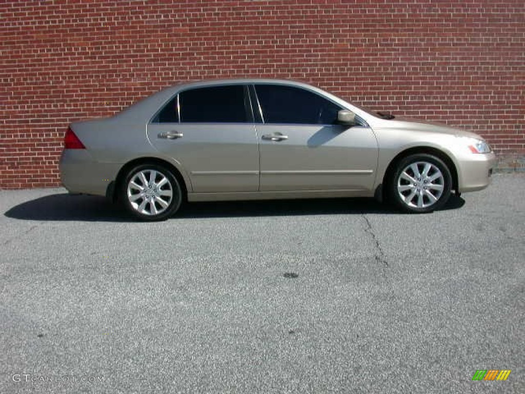 2006 Accord EX-L V6 Sedan - Desert Mist Metallic / Ivory photo #13