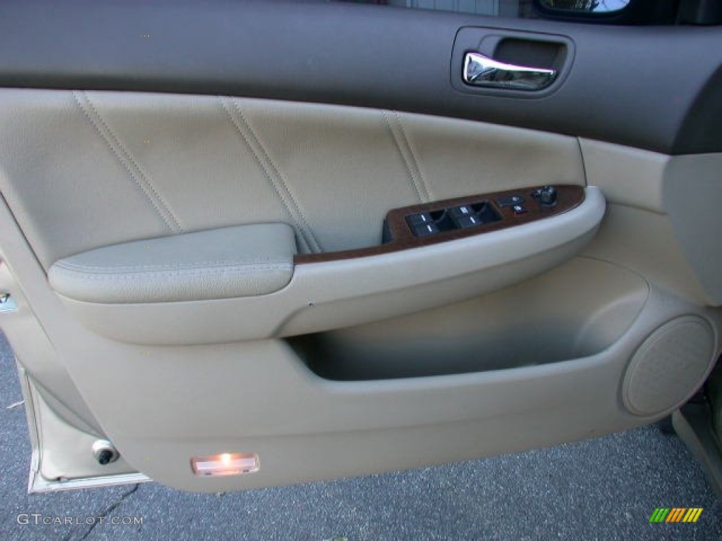 2006 Accord EX-L V6 Sedan - Desert Mist Metallic / Ivory photo #14