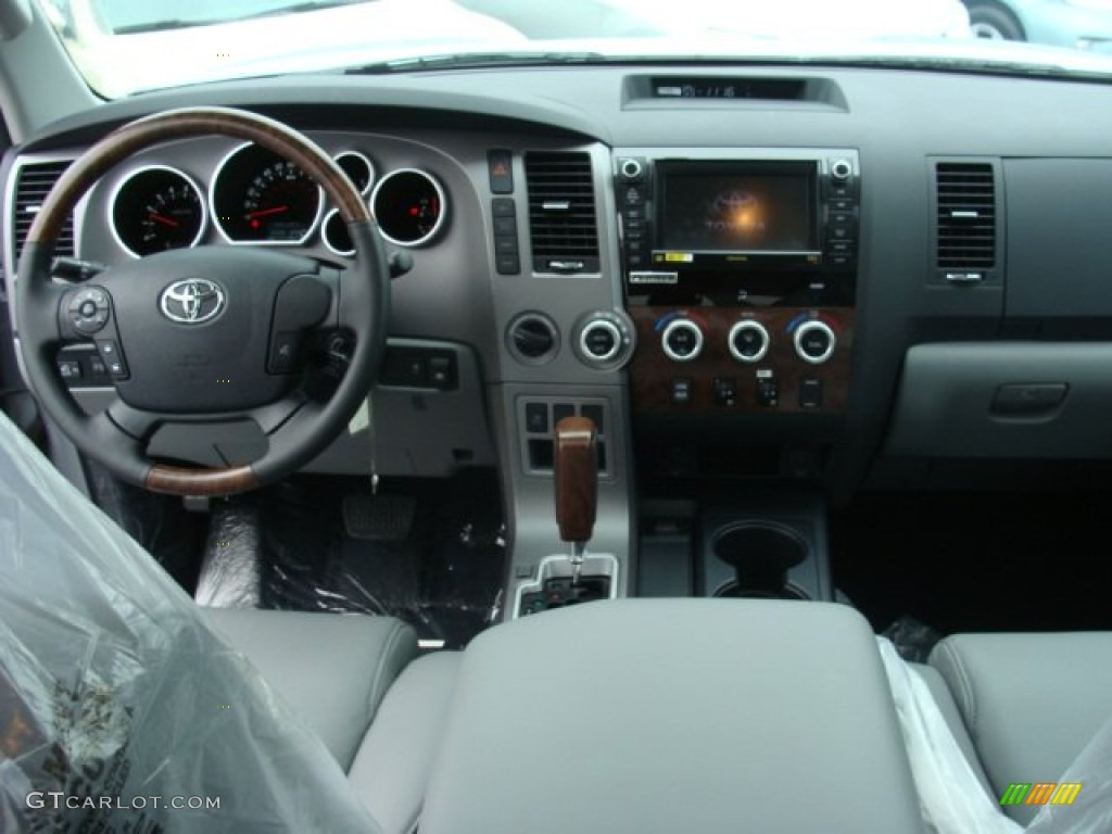 2012 Toyota Tundra Platinum CrewMax 4x4 Graphite Dashboard Photo #72657719