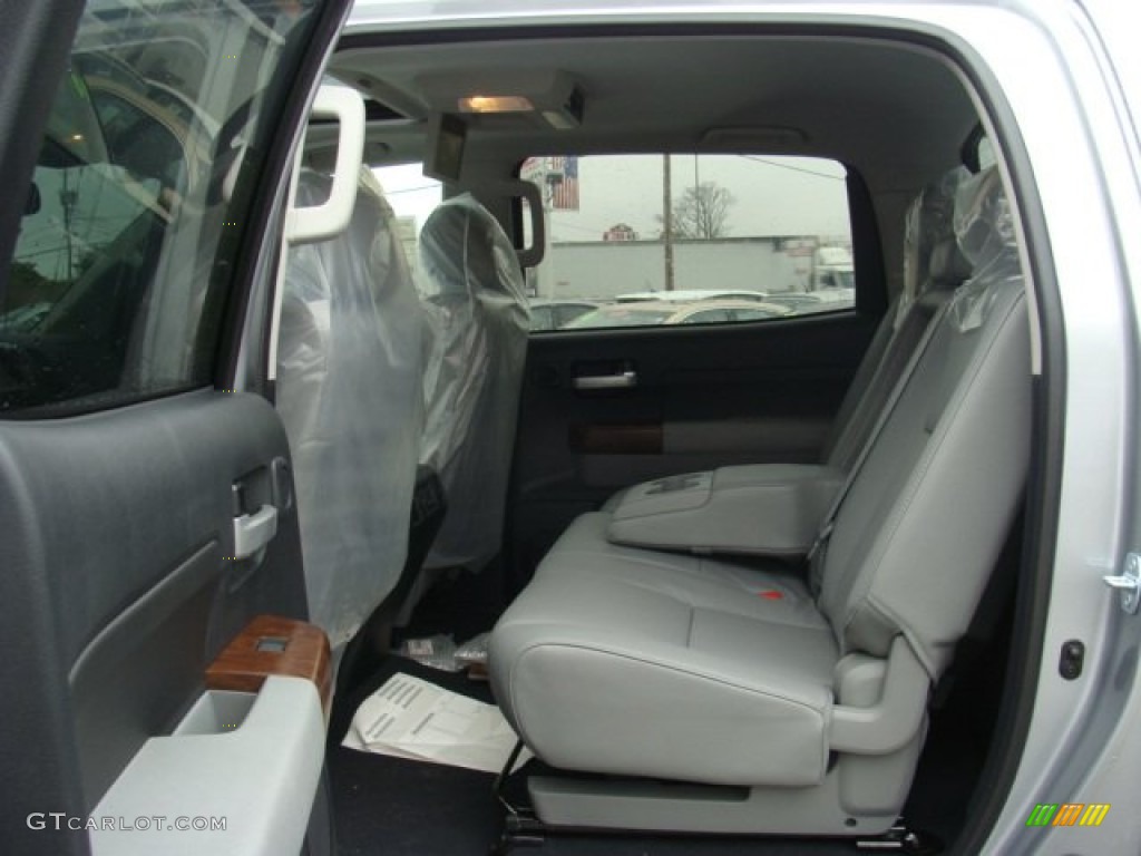 2012 Toyota Tundra Platinum CrewMax 4x4 Rear Seat Photo #72657781