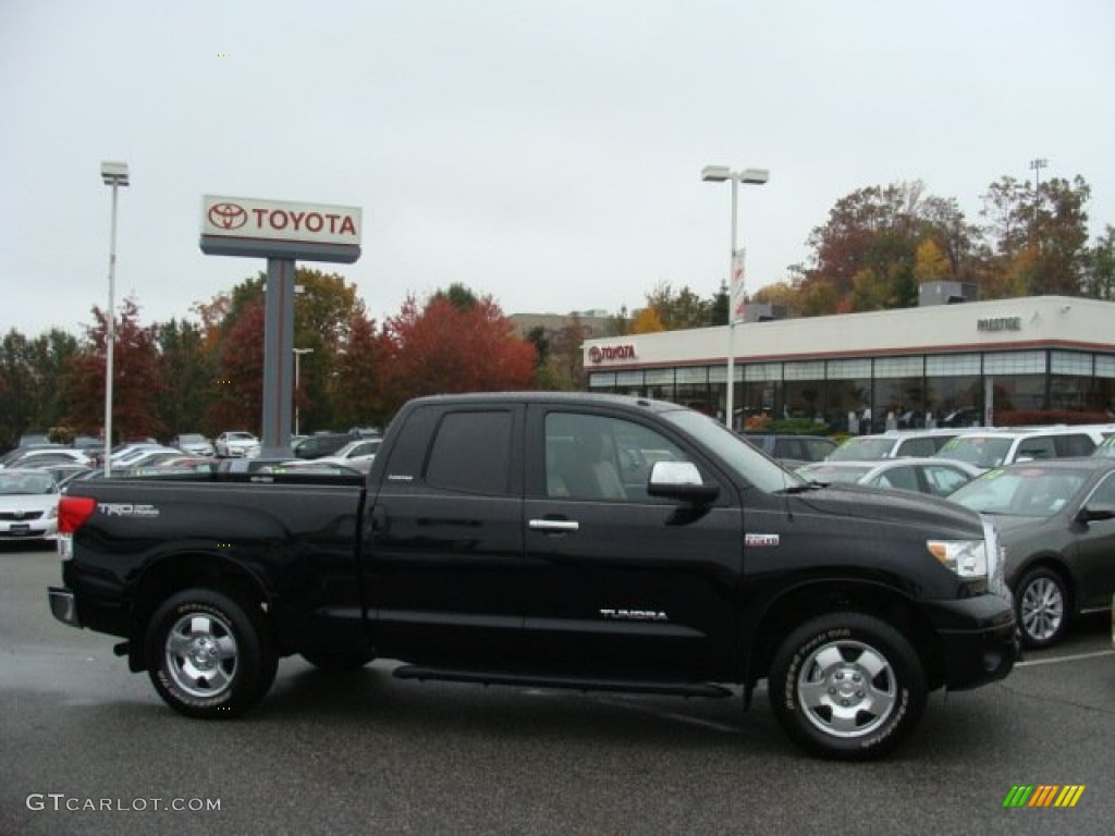 2012 Tundra Limited Double Cab 4x4 - Black / Sand Beige photo #1