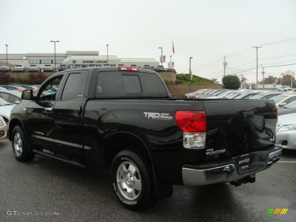 2012 Tundra Limited Double Cab 4x4 - Black / Sand Beige photo #4