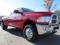 2012 Flame Red Dodge Ram 3500 HD Big Horn Crew Cab 4x4 Dually  photo #4