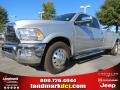 2012 Bright Silver Metallic Dodge Ram 3500 HD Laramie Crew Cab 4x4 Dually  photo #1