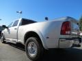 2012 Bright Silver Metallic Dodge Ram 3500 HD Laramie Crew Cab 4x4 Dually  photo #2