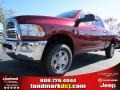 Deep Cherry Red Crystal Pearl 2012 Dodge Ram 2500 HD Big Horn Crew Cab 4x4