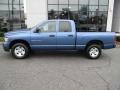 2003 Atlantic Blue Pearl Dodge Ram 1500 SLT Quad Cab 4x4  photo #2