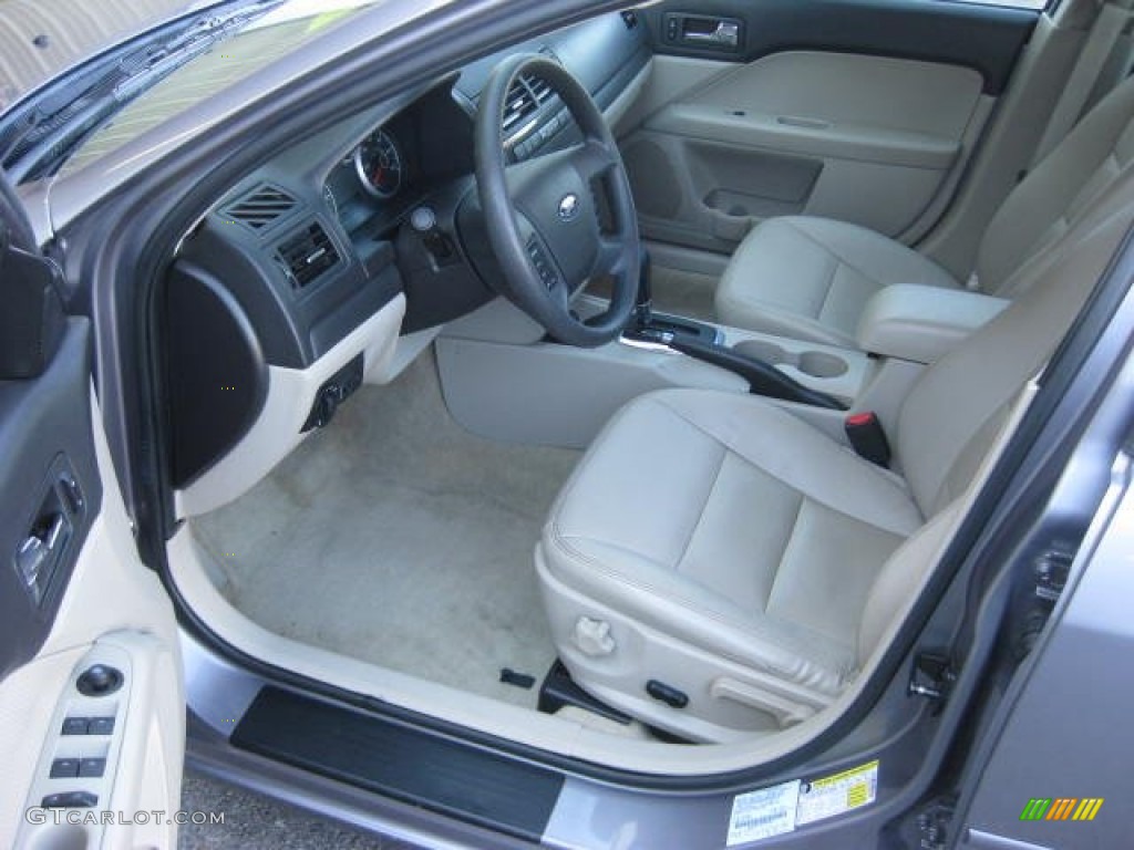 2007 Fusion SE V6 - Tungsten Grey Metallic / Light Stone photo #12