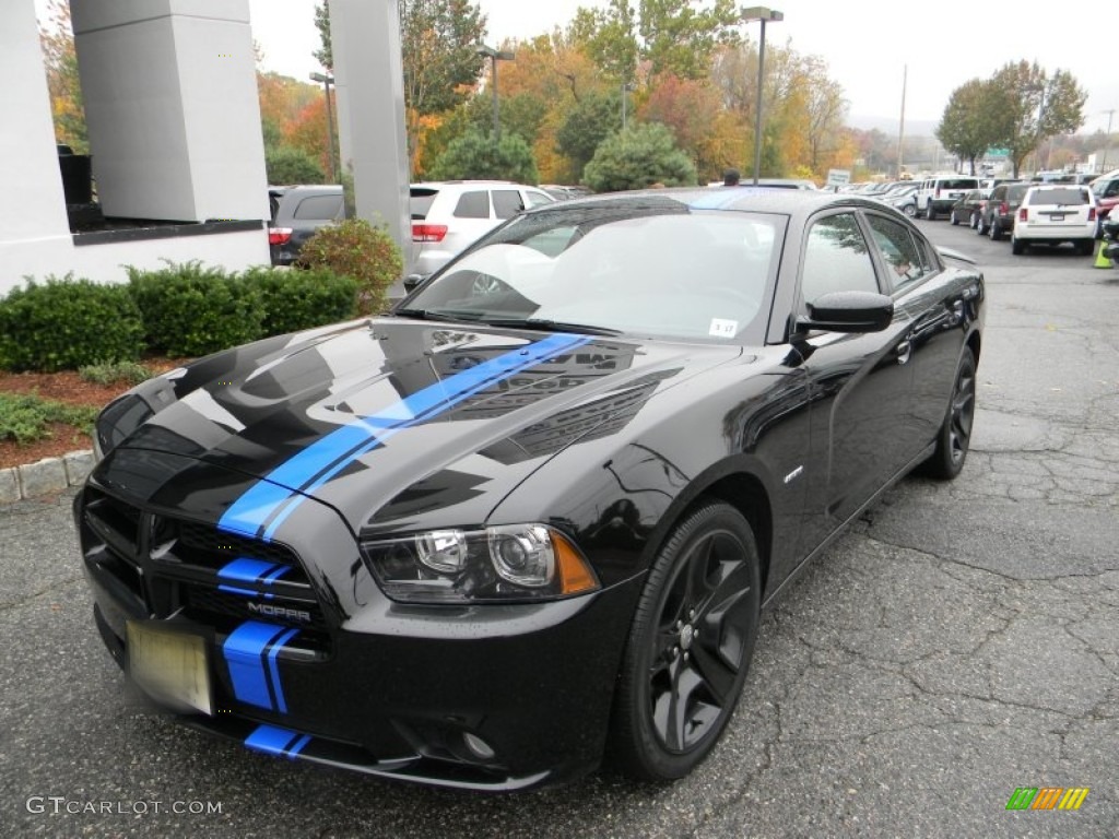 Brilliant Black Crystal Pearl 2011 Dodge Charger R/T Mopar '11 Exterior Photo #72658915