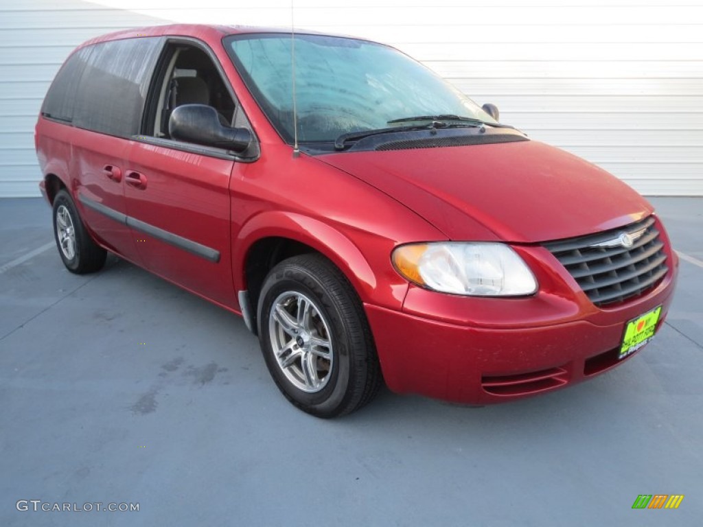 2006 Town & Country  - Inferno Red Pearl / Medium Slate Gray photo #1