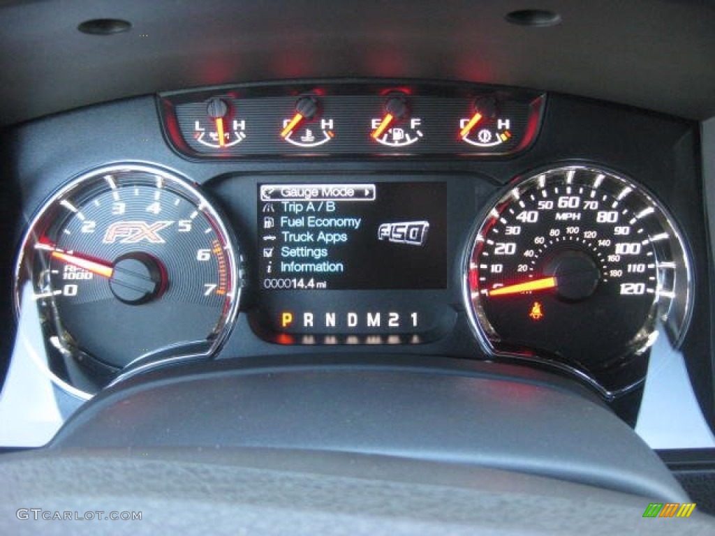2013 Ford F150 FX4 SuperCrew 4x4 Gauges Photo #72659986