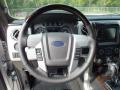 Platinum Unique Black Leather 2013 Ford F150 Platinum SuperCrew 4x4 Steering Wheel